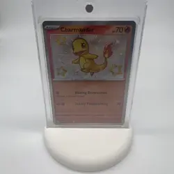 Pokemon TCG Charmander 109/091 Paldean Fates 2024 Shiny Rare Card - Image 1