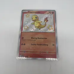 Pokemon TCG Charmander 109/091 Paldean Fates 2024 Shiny Rare Card - Image 2