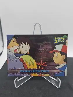 2000 TOPPS POKEMON MOVIE Prophecy Of The Future FOIL RARE VINTAGE #23 - Image 1