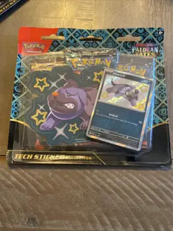 Pokemon TCG Paldean Fates Tech Sticker Collection - Maschiff |BRAND NEW SEALED - Image 1