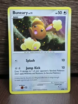 Pokemon TCG Buneary DP06 Diamond and Pearl Holo Promo Card EN-LP 2007 - Image 1