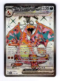 Charizard ex - 215/197 Obsidian Flames #215 (2023) Ultra Rare Holo NM Pokemon - Image 1