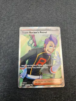 Team Rocket’s Petrel 226/182 Full Art Holo - Destined Rivals Pokemon TCG NM - Image 3