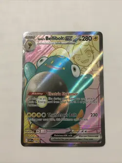 Iono’s Bellibolt EX Pokemon Scarlet & Violet Black Star Promo 194 NM - Image 1