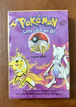 Pokemon Zap! Theme Deck- SEALED- 1999 WotC Base Set- ShadowlessUUU - Image 1
