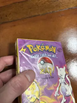 Pokemon Zap! Theme Deck- SEALED- 1999 WotC Base Set- ShadowlessUUU - Image 2
