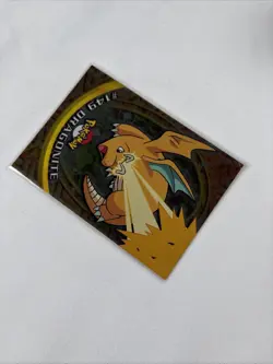 2000 Topps Pokemon TV Series Blue Logo Dragonite #149 Holo - Image 3