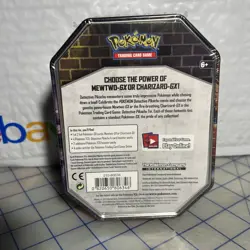 Pokemon 2019 Detective Pikachu Movie Charizard & Mewtwo GX Tin New Sealed Lot - Image 4