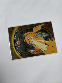 2000 Topps Pokemon TV Series Blue Logo Dragonite #149 Holo - Image 2