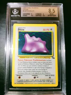 Pokemon Ditto Fossil BGS 8.5 Ita No Shining Goldstar - Image 1