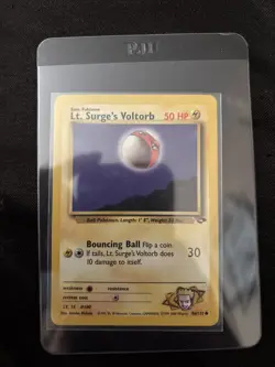 Pokemon Lt. Surge's Voltorb - WOTC Gym Challenge Common 86/132 Unlimited - Image 1