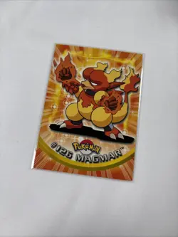 2000 Topps Pokemon TV Series Blue Logo Magmar #126 - Image 1