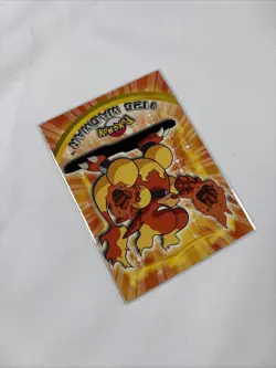 2000 Topps Pokemon TV Series Blue Logo Magmar #126 - Image 3