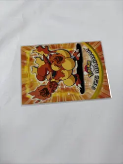 2000 Topps Pokemon TV Series Blue Logo Magmar #126 - Image 4