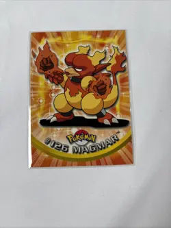 2000 Topps Pokemon TV Series Blue Logo Magmar #126 - Image 1