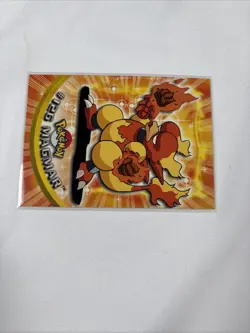 2000 Topps Pokemon TV Series Blue Logo Magmar #126 - Image 2
