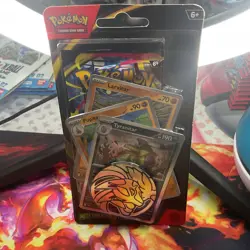 Pokemon Mega Evolution Premium Checklane Blister Pokemon Booster Pack Tyranitar - Image 2