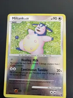 Miltank *print line*2007 Diamond &Pearl -Secret Wonders Reverse Holo #55 Pokemon - Image 1
