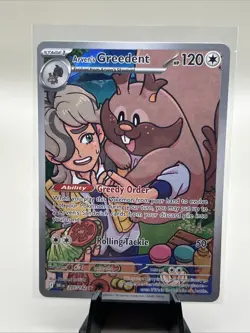 Arven's Greedent 205/182 Illustration Rare Holo NM Pokemon SV10: Destined Rivals - Image 1