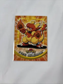 2000 Topps Pokemon TV Series Blue Logo Magmar #126 Non Holo - Image 1