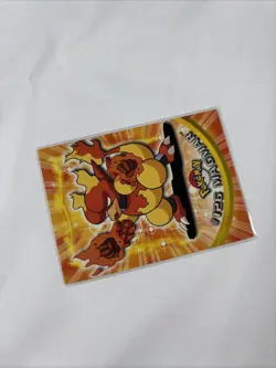 2000 Topps Pokemon TV Series Blue Logo Magmar #126 Non Holo - Image 4