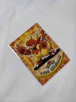 2000 Topps Pokemon TV Series Blue Logo Magmar #126 Non Holo - Image 5