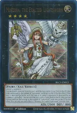 Minerva, the Exalted Lightsworn-Ultra Rare - 1st Edition - BLC1-EN013 - Battl... - Image 1