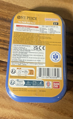 One Piece Tin Pack Set Vol 2 Factory Sealed Tin - Art As Pictured - Image 2