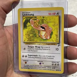 Lickitung (48/130) Base Set 2 WotC 1999 Pokemon Card Vintage TCG NM/MT Nintendo - Image 2