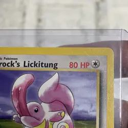 POKEMON Brock's Lickitung 41/132 -- Gym Heroes Vintage Nintendo LP+ Card WOTC - Image 2