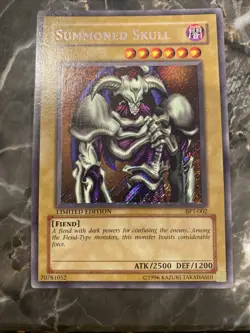 Yu-Gi-Oh! TCG Summoned Skull BPT-002 Limited Edition Collectors Card. - Image 2