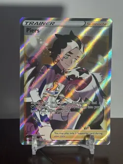 Pokemon TCG Piers 69/72 Shining Fates Full Art Ultra Rare Card - Image 1