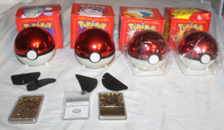 Lot 4 Burker King Pokemon 24k Cards Pollywhirl Jiggypuff Pikachu Charizard Red - Image 1