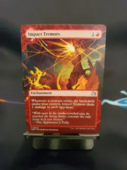 4x MTG Impact Tremors, Various Sets (WOT, MOC, The List) Enchantment - Image 2