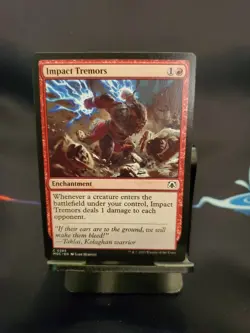 4x MTG Impact Tremors, Various Sets (WOT, MOC, The List) Enchantment - Image 4