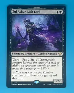 Mtg Zul Ashur, Lich Lord Foundations Regular - Image 1