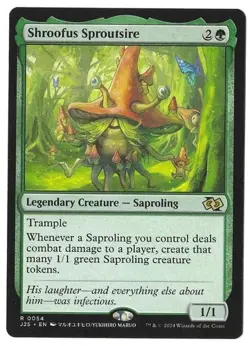 Shroofus Sproutsire (Anime) #54 (NM) Foundations Jumpstart J25 Magic MTG - Image 1
