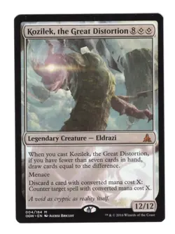 Kozilek, the Great Distortion NM Oath of the Gatewatch 004 MTG Magic English Reg - Image 1