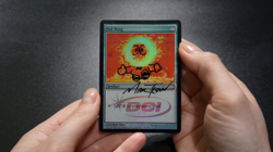 Sol Ring FOIL Signed & Altered Judge Reward Promo MTG - Image 2