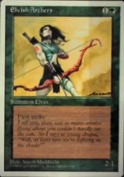 Elvish Archers - Fourth Edition: #243, Magic: The Gathering Nm R39 - Image 1