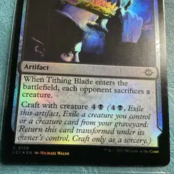 Tithing Blade The Lost Caverns of Ixalan Foil LP MTG - Image 3