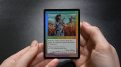Swords to Plowshares FOIL Magic Card Friday Night Magic Promo MTG - Image 2