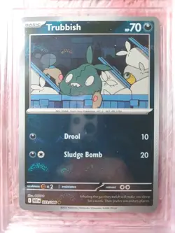 2025 Pokemon White Flare Trubbish Poke Ball Reverse Holo BGS 8 NM-MT #059 PSA - Image 3