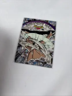 2000 Topps Pokemon TV Series Blue Logo Kabutops #141 - Image 4