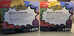Pokemon TCG Mega Evolution Ascended Heroes Tech Sticker Collection Lot of 2 - Image 2