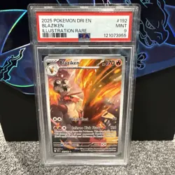 Pokemon Blaziken 192/182 IR - Destined Rivals - Scarlet & Violet - PSA 9 Mint - Image 1