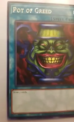 Yu-gi-oh! Pot of Greed (25th Anniversary Edition) LOB-EN119 Rare Unlimited - Image 2