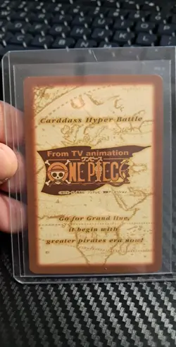 BANDAI One Piece Hyper Battle LUFFY PIRATES ZORO C401 HOLO FOIL SCARCE EARLY - Image 2