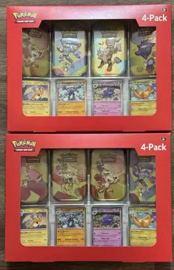 NEW Pokemon 4 Mini Tins 4 Promo Cards Bundle 151 Sam's Club IN HAND - LOT OF 2 - Image 1