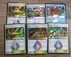 Pokemon Sun & Moon Prism Star Card Lot Holo Rare 6x NM - Image 1